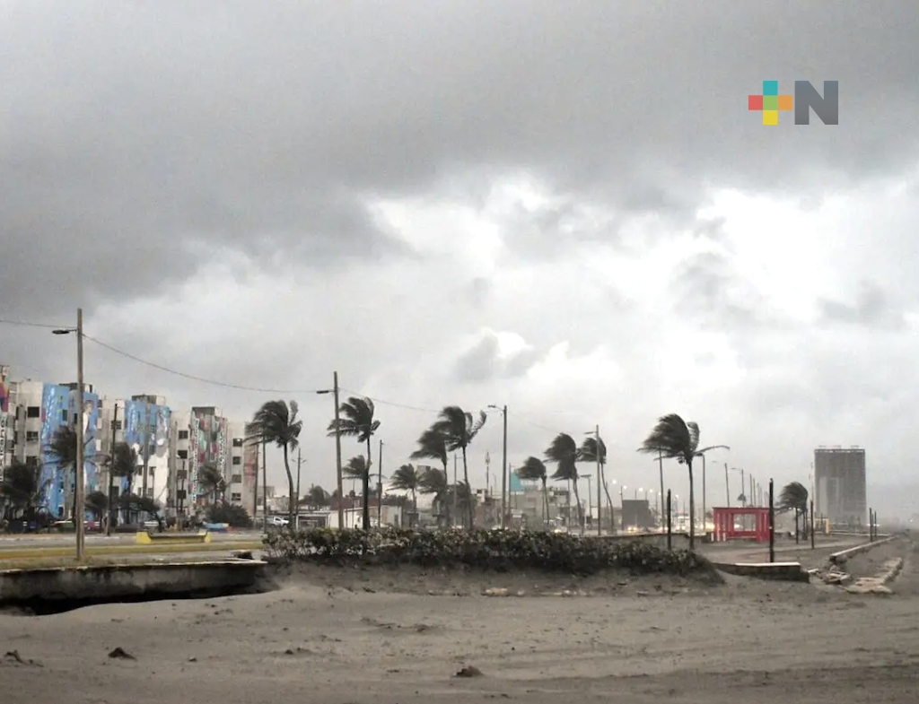 Ingresa viento del norte y sustituye a surada en costas veracruzanas